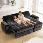 Dyonery Convertible Storage Sofa Bed