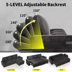 Dyonery Convertible Storage Sofa Bed