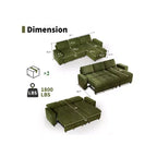 Dyonery Convertible Storage Sofa Bed