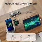 Comodino contenitore in stile rustico con porta USB e presa di corrente integrata; Dotato di ripiani aperti e armadietti chiusi, comodino con contenitore