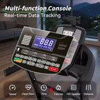 5.0HP Brushless Motor Treadmill with 20% Auto Incline, 400lb Weight Capacity Heavy Duty , 12MPH High Speed