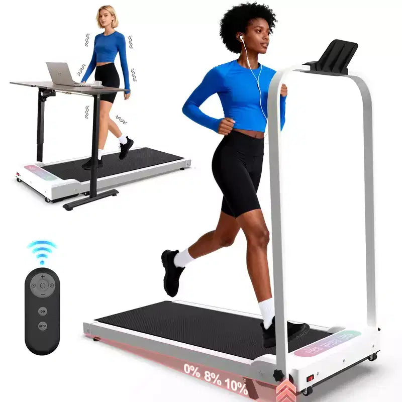 GDFStudio Vella 2.0HP Foldable Treadmill with Incline and Vibration Pad