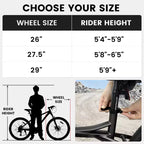 NAYSAYE 26 Inch Mountain Bike 21 Speed Adult Bicycle with High Carbon Steel Frame and Dual Mechanical Disc Brakes, 67*26.5*38