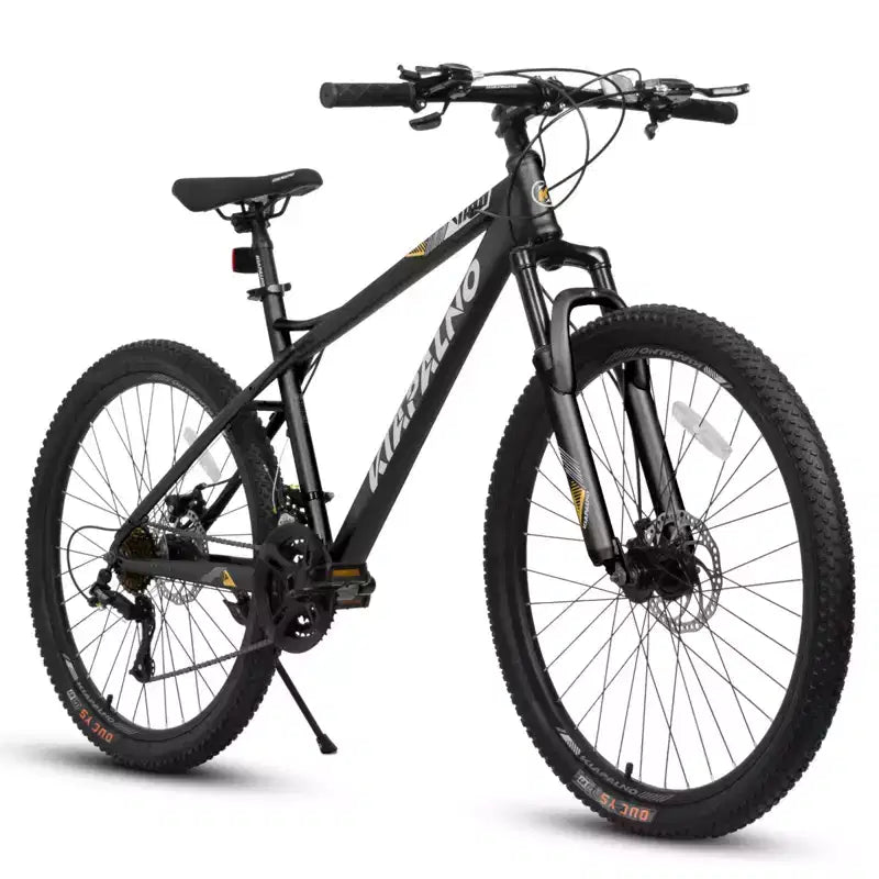 NAYSAYE 26 Inch Mountain Bike 21 Speed Adult Bicycle with High Carbon Steel Frame and Dual Mechanical Disc Brakes, 67*26.5*38