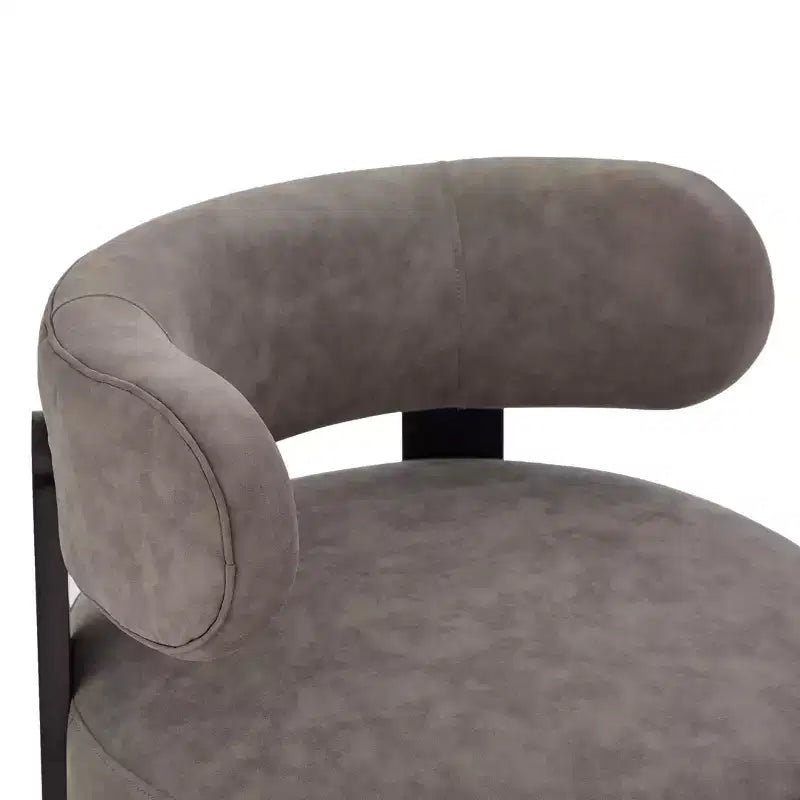Christopher Knight Home Emile Rubber Wood Faux Leather Upholstered Swivel Club Chair