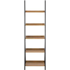 Isaac Iron/Wood Shelf - Natural/Black - SEI
