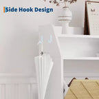 Space Saving Narrow Slim Shoe Cabinet, 3 Flip Drawers Freestanding Hidden Shoe Rack Organizer, Wood Grain Farmhouse Furniture for Entryway Hallway