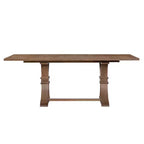 Christopher Knight Home Elio 9 Piece Contemporary Rubberwood Upholstered Dining Set with Expandable Dining Table