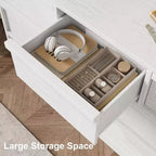 Comò a 7/8 cassetti, cassettiera ampia in legno, organizer capiente per camera da letto, soggiorno, cameretta e ingresso