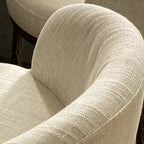 Set di 2 sgabelli da bar altezza bancone, sgabelli moderni imbottiti con gambe in ferro bronzo martellato, sedie Boucle per isola per sala da pranzo e bar