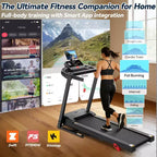 Treadmills Clearance with Incline,Portable Treadmills for Home Small, Incline Walking Pad Treadmill with Handle Bar, Walking Pad Foldable