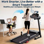 Treadmills Clearance with Incline,Portable Treadmills for Home Small, Incline Walking Pad Treadmill with Handle Bar, Walking Pad Foldable