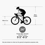 Hykolity Mountain Bike da 26 pollici, Bici da Ciclismo per Esterni a 18 velocità, Telaio in Acciaio ad Alto Tenore di Carbonio, Bici MTB per Uomini e Donne, Doppia Sospensione Completa, Nero