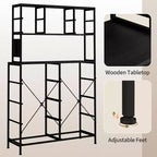 12 Drawer Fabric Dresser, Open Shelves, Metal Frame, for Bedroom, Hallway