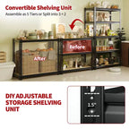 48 W 5-Tier Heavy Duty Garage Shelving Unit, 72H x 48W x 24D Adjustable Carbon Steel Storage Rack, 3000 lb Capacity