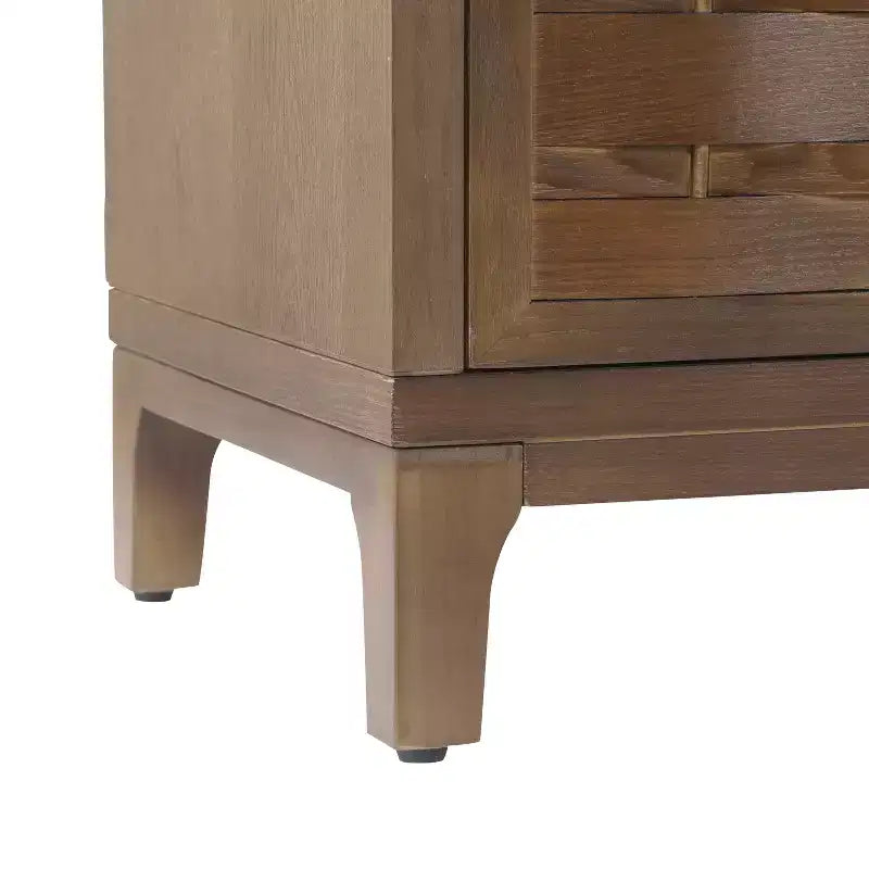 Christopher Knight Home Gree Madia a 4 Ante in Tessuto 3D, 59'' Stile Mid-Century Modern