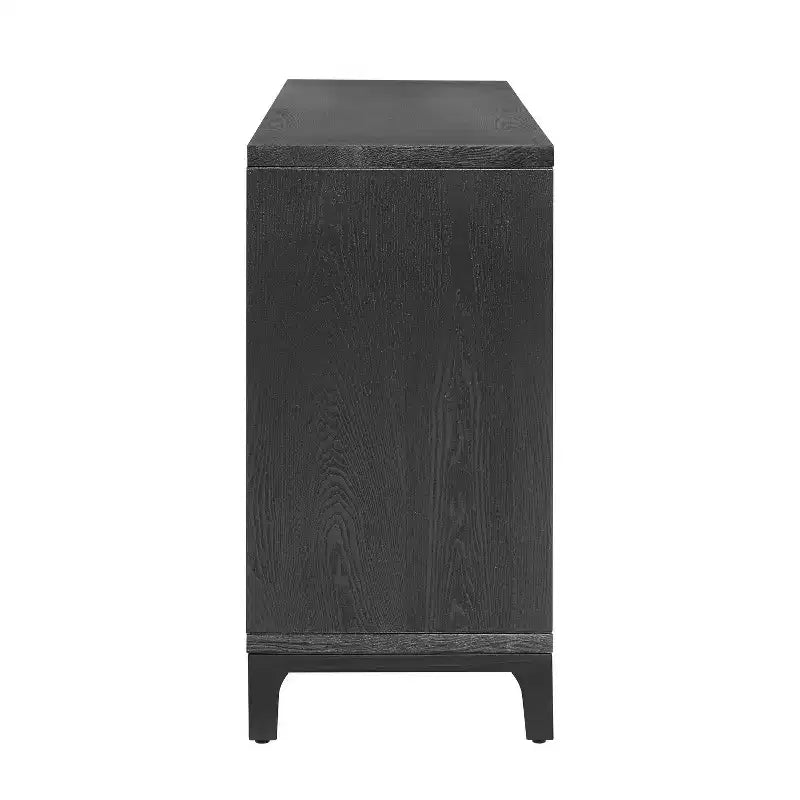 Christopher Knight Home Gree Madia a 4 Ante in Tessuto 3D, 59'' Stile Mid-Century Modern