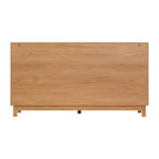 Whisen 6-Drawer Modern Geometric Dresser, Half-Circle Accent Wide Storage Chest for Bedroom & Living Room