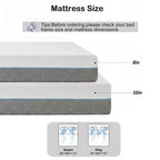 Dyonery 8-inch Extra-Firm Queen-Size Mattress  A high-density memory foam mattress designed specifically to relieve back pain80x 60.