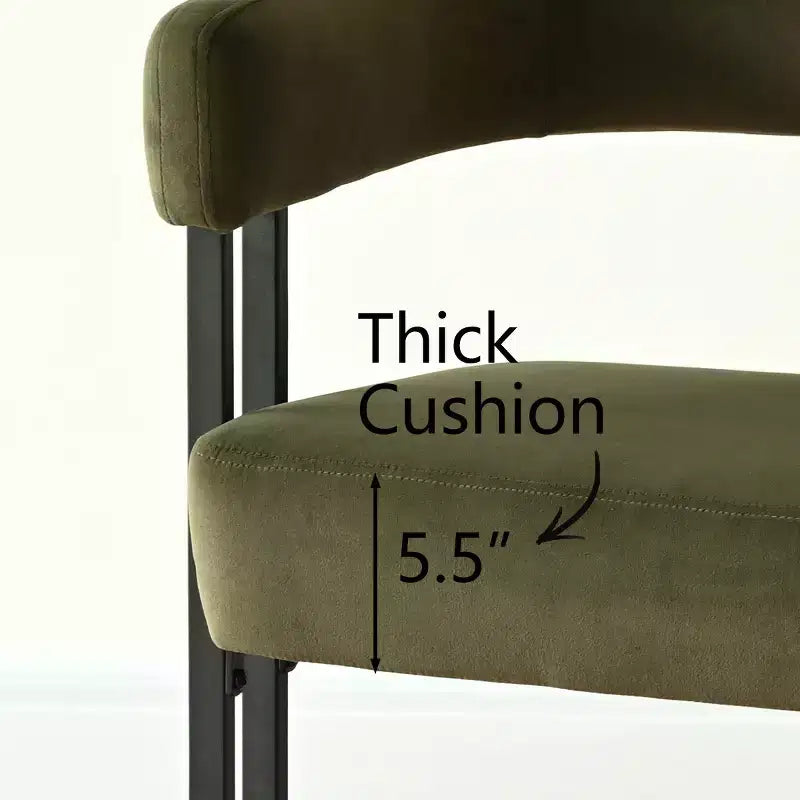 Modern 49 Bench with Backrest and Armrests, Stylish Dining Bench, Loveseat with Metal Frame, Accent Seat for Living room-Panipeachy