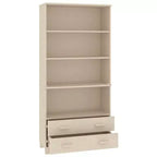 vidaXL Highboard Set of 2 Honey Solid pine wood Large Highboard