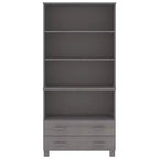 vidaXL Highboard Set of 2 Honey Solid pine wood Large Highboard