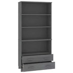 vidaXL Highboard Set of 2 Honey Solid pine wood Large Highboard