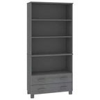 vidaXL Highboard Set of 2 Honey Solid pine wood Large Highboard