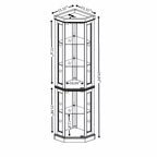 MAYEERTY Laundry Room Shelf Cabinet Metal 2 Open Shelves Wall-Mount