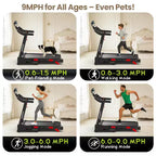 Quiet 3.5HP Brushless Treadmill with 350 lbs Capacity, Adjustable Incline & Smart App Support