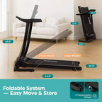 Tapis Roulant Pieghevole Portatile SereneLife con Inclinazione Regolabile e 12 Programmi di Allenamento Preimpostati