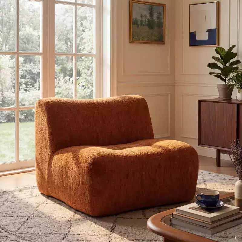 Christopher Knight Home Crinti Modern Modular Armless Accent Chair with Foam Cushion