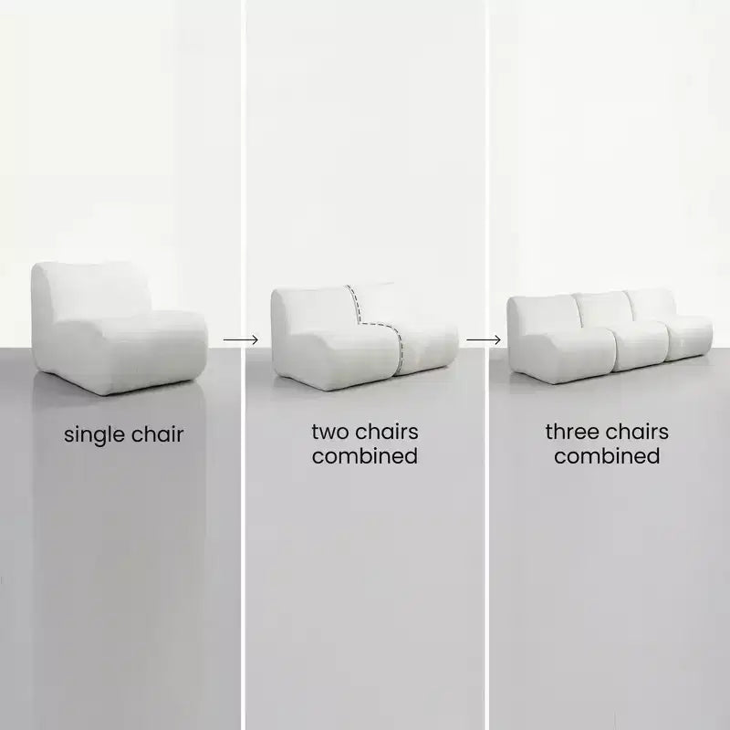 Christopher Knight Home Crinti Modern Modular Armless Accent Chair with Foam Cushion