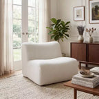 Christopher Knight Home Crinti Modern Modular Armless Accent Chair with Foam Cushion