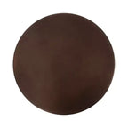 Tavolino con piedistallo Kate and Laurel Hescott in metallo e marmo, marrone, 10x10x24