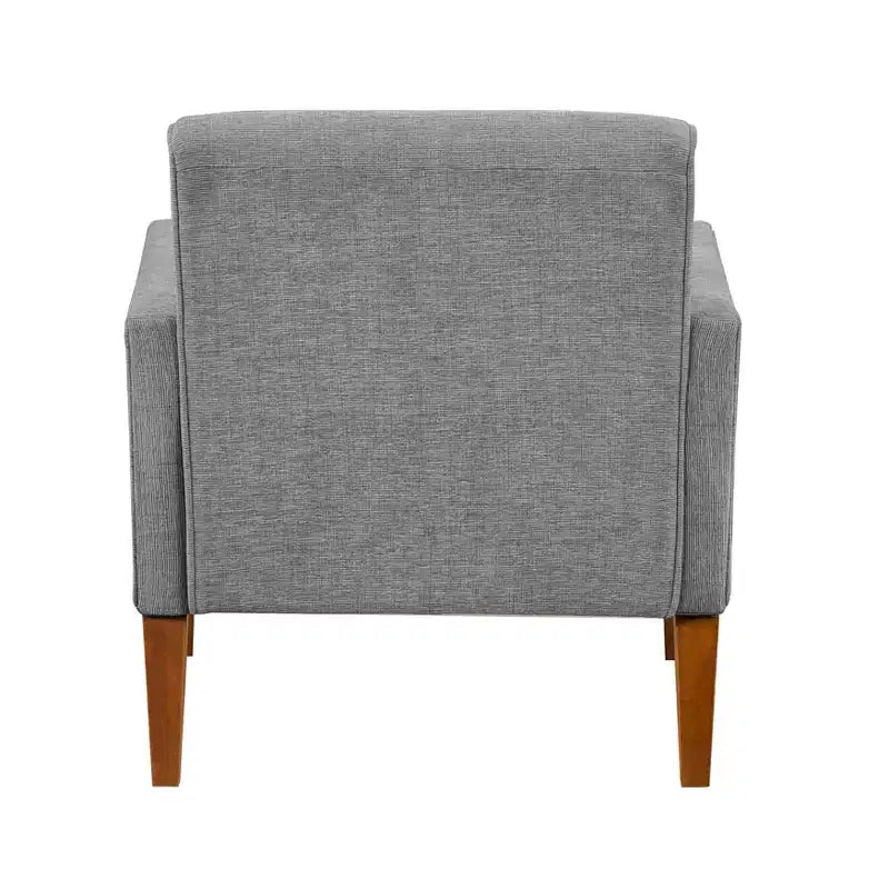 GDFStudio Mason Modern Chenille Upholstered Armchair with Removable Cushion