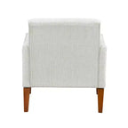 GDFStudio Mason Modern Chenille Upholstered Armchair with Removable Cushion