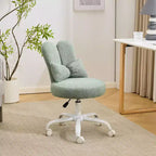 Karl Home | Adjustable Bow Teddy Fabric Bunny Ear Swivel Accent Chair Office Chair