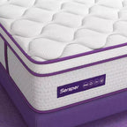 Sersper 12 Euro Top Memory Foam Spring Hybrid Mattress - Compatible with Platform Bed, Box Spring, or Slat Base