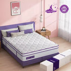 Sersper 12 Euro Top Memory Foam Spring Hybrid Mattress - Compatible with Platform Bed, Box Spring, or Slat Base