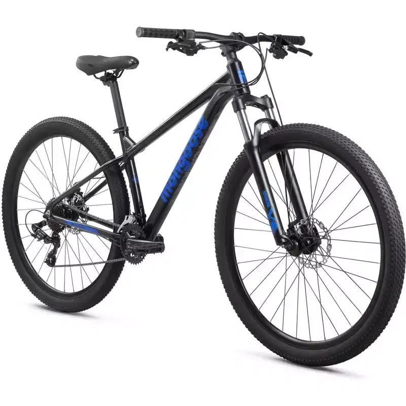Mongoose Switchback Comp Mountain Bike, Ruote da 29", 14 Velocità, Forcella Ammortizzata, Nero