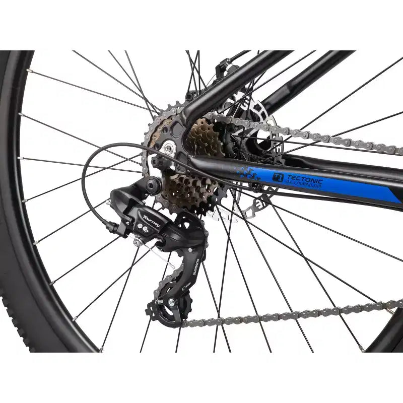Mongoose Switchback Comp Mountain Bike, Ruote da 29", 14 Velocità, Forcella Ammortizzata, Nero