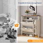 Karl Home Armadio a 3 ante scorrevoli con 1 ripiano, larghezza 42,7 cm
