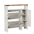 Karl Home Armadio a 3 ante scorrevoli con 1 ripiano, larghezza 42,7 cm
