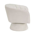GDFStudio Madison Modern Boucle Upholstered Swivel Accent Chair with Barrel Back
