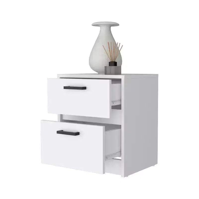 Myrtle 2 Comodino a 2 Cassetti Elegante e Funzionale per Camera da Letto Salotto