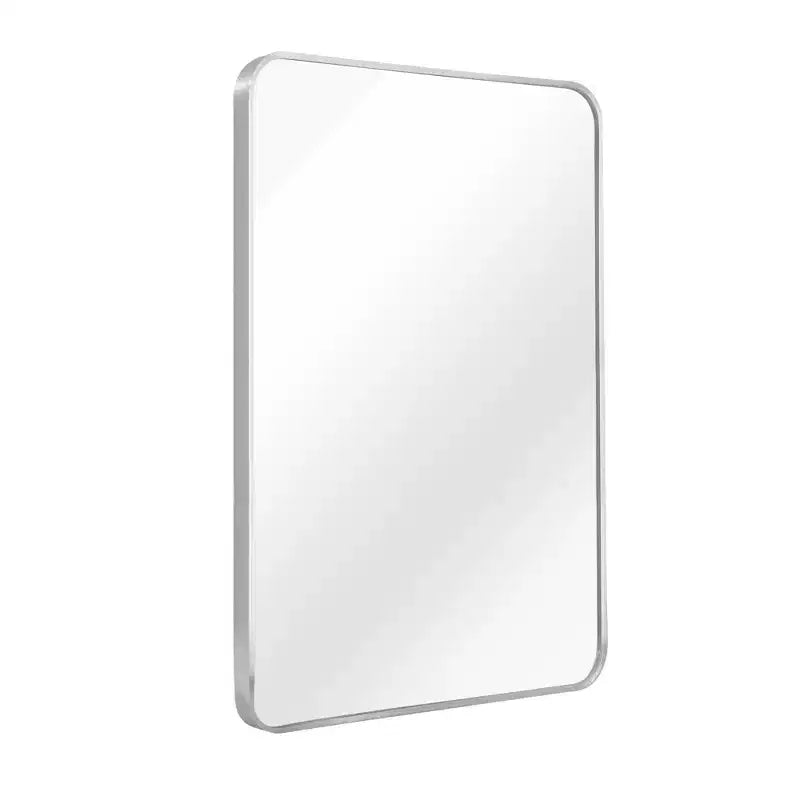 HomeRoots 36 Silver Aluminum Framed Accent Mirror