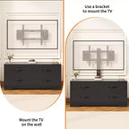Adjustable Height Modern TV Stand, Media Console with 4 Drawers for Living Room Bedroom Office