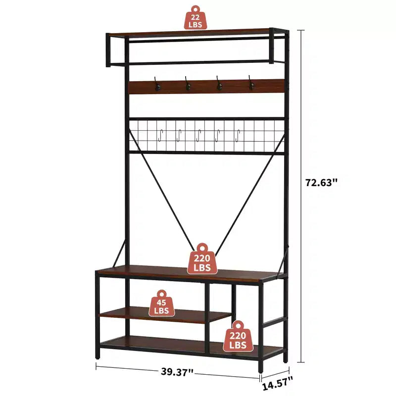 Appendiabiti Versatile Autoportante - Organizer per Armadio per una Conservazione Efficiente - Stender Porta Abiti Robusto e Indipendente