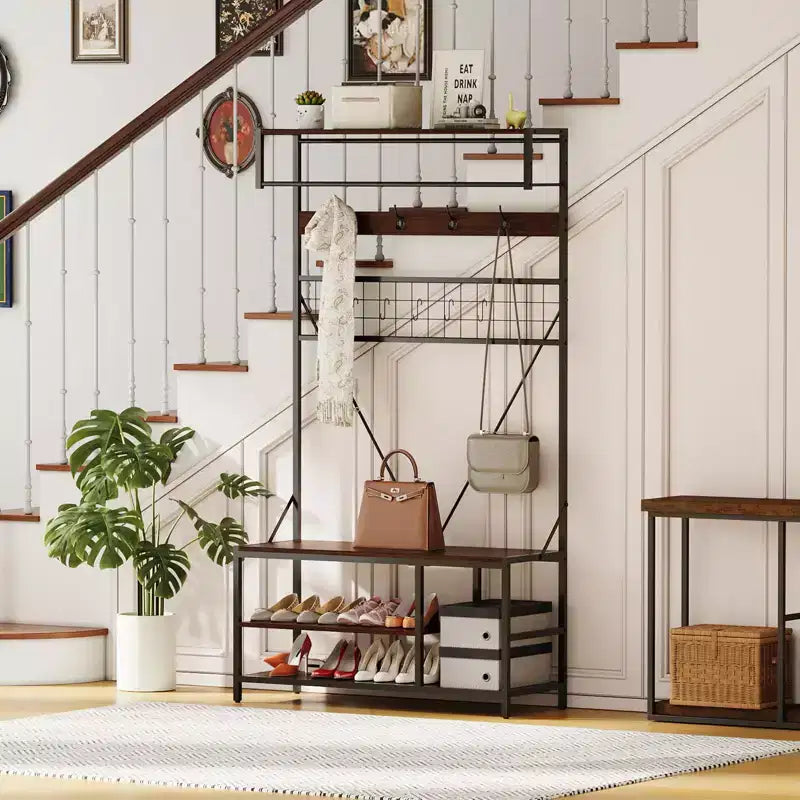 Appendiabiti Versatile Autoportante - Organizer per Armadio per una Conservazione Efficiente - Stender Porta Abiti Robusto e Indipendente